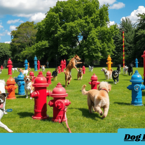 Fire hydrant dog park