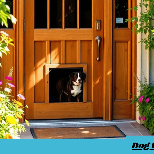 screen door with dog door