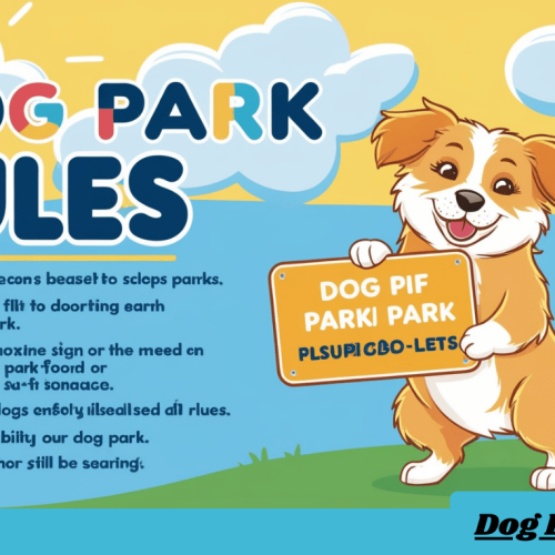 dog park rules sign